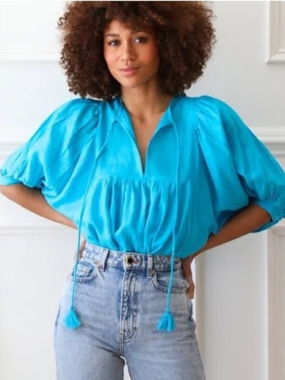 Mille Thalia Blue Women's 'Top size Medium